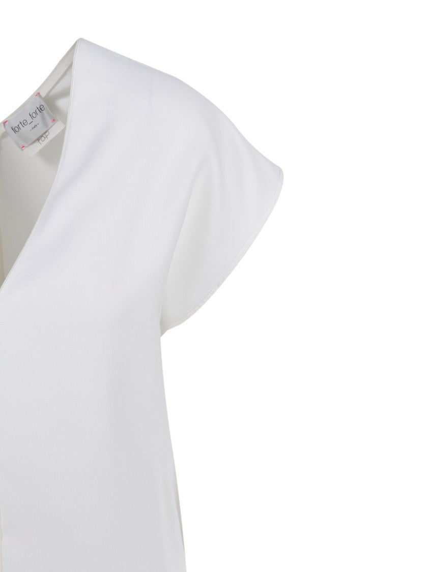 Forte Forte Fluid Ottoman V Neck Top