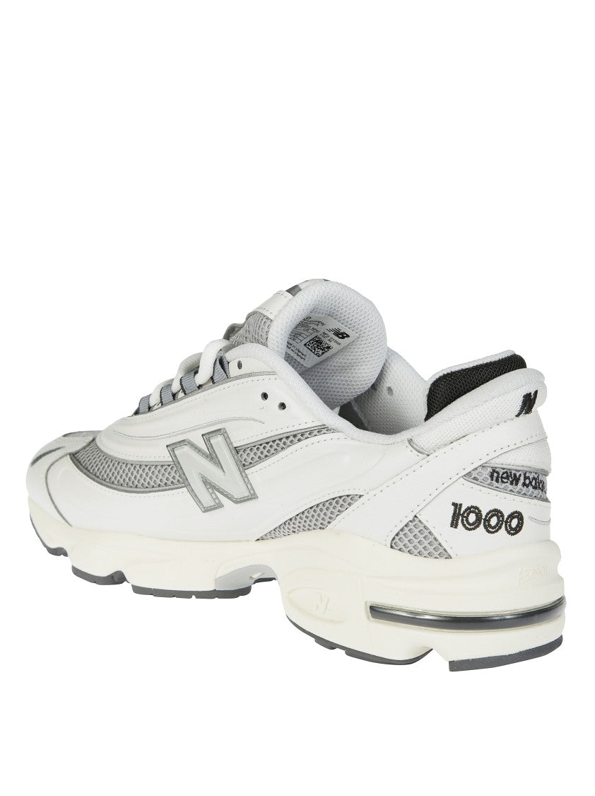 New Balance White Mesh And Synthetic Material Sneakers