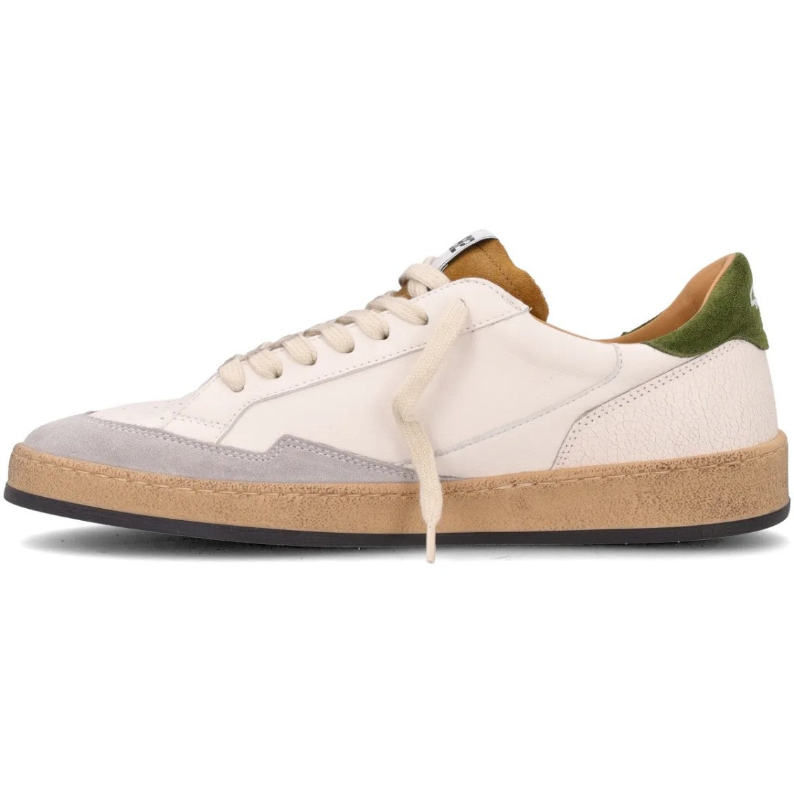 4B12 Play New Sneakers In White Leather