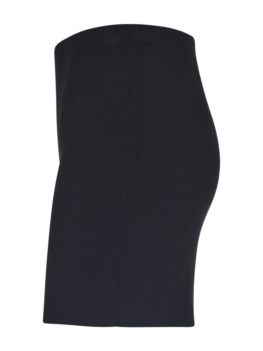 Tagliatore Fitted Black Skirt