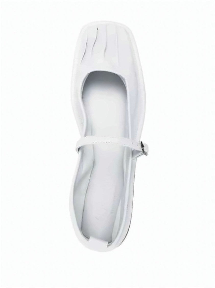 Hereu Pointed Toe Lambskin Flat Shoes