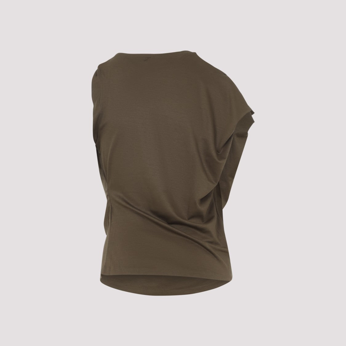 Jacquemus Asymmetrical Draped Tank Top