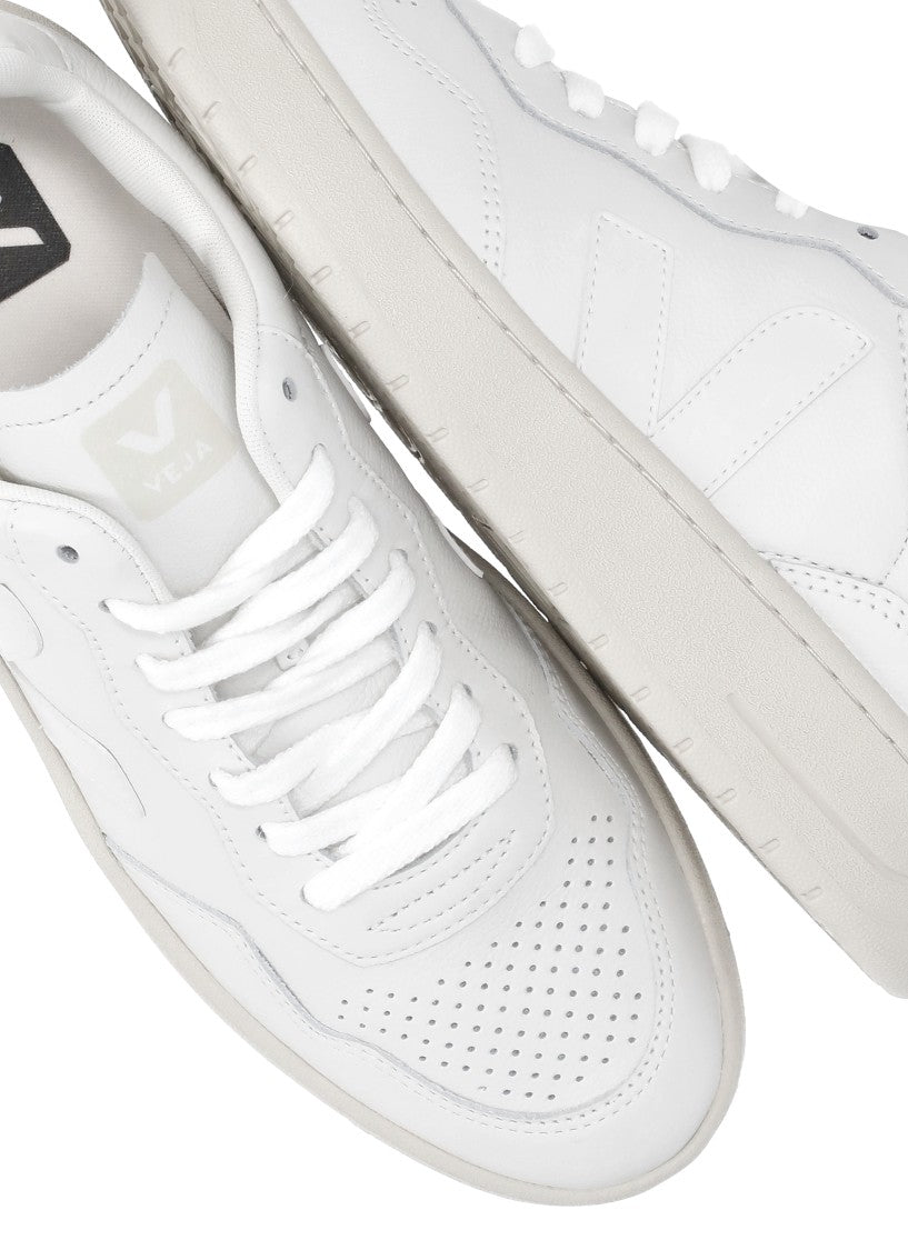 Veja White V90 O.T. Breathable Leather Sneakers