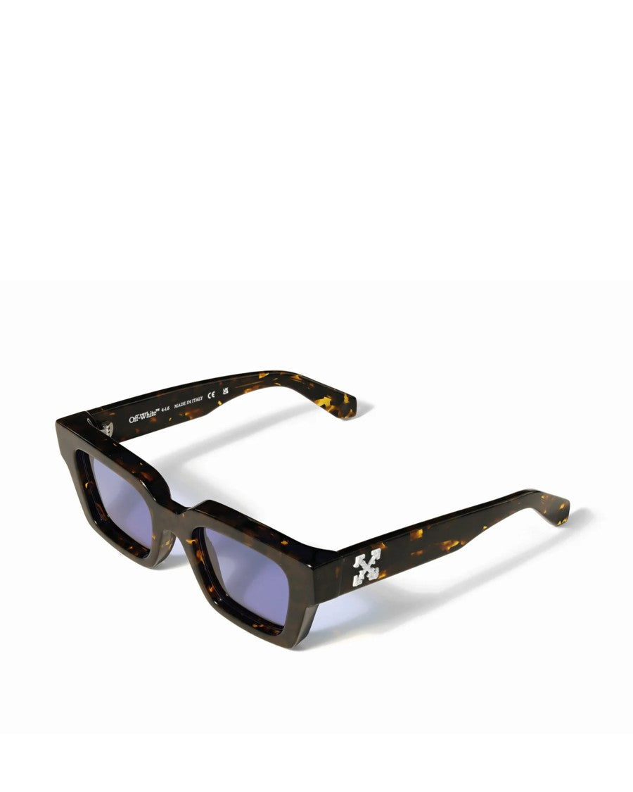 Off-White Havana Virgil M Acetate Square Sunglasses