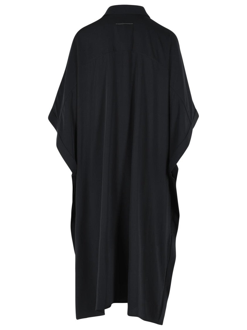 Mm6 By Maison Margiela Black Polyester Dress