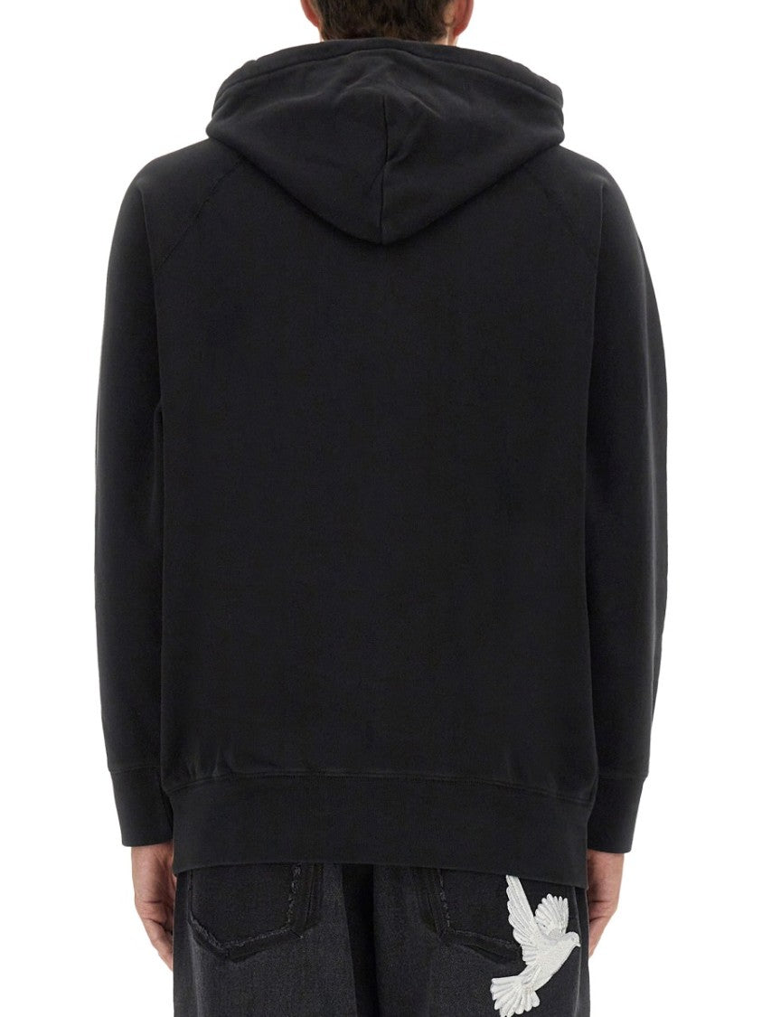 3.Paradis Relaxed Fit Black Hoodie