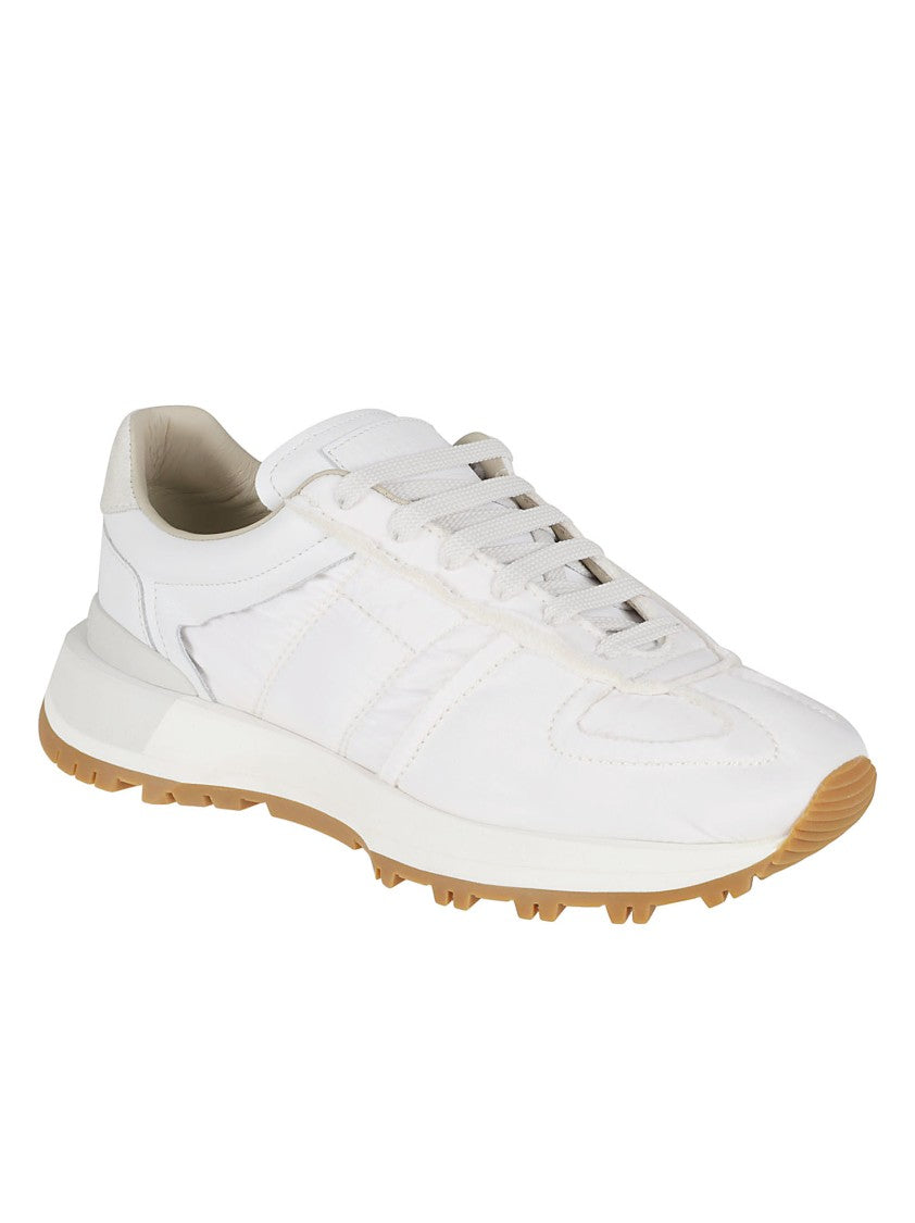 Maison Margiela White Sneakers With Smooth Upper