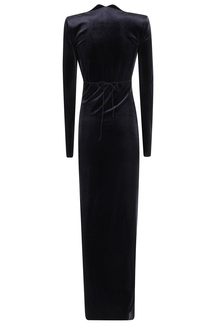 Amazuin Lara Velvet Jersey Midi Dress