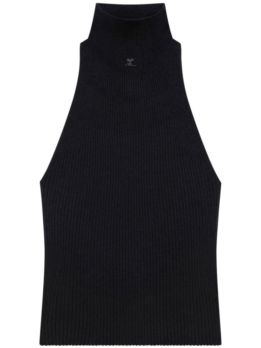 Courrèges Ribbed Tank Top