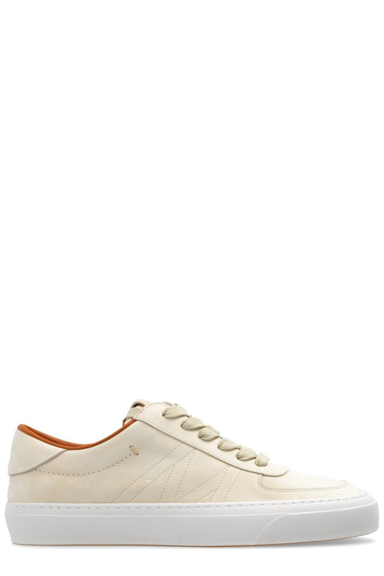 Moncler Minimalist White Sneaker With Premium Leather Upper
