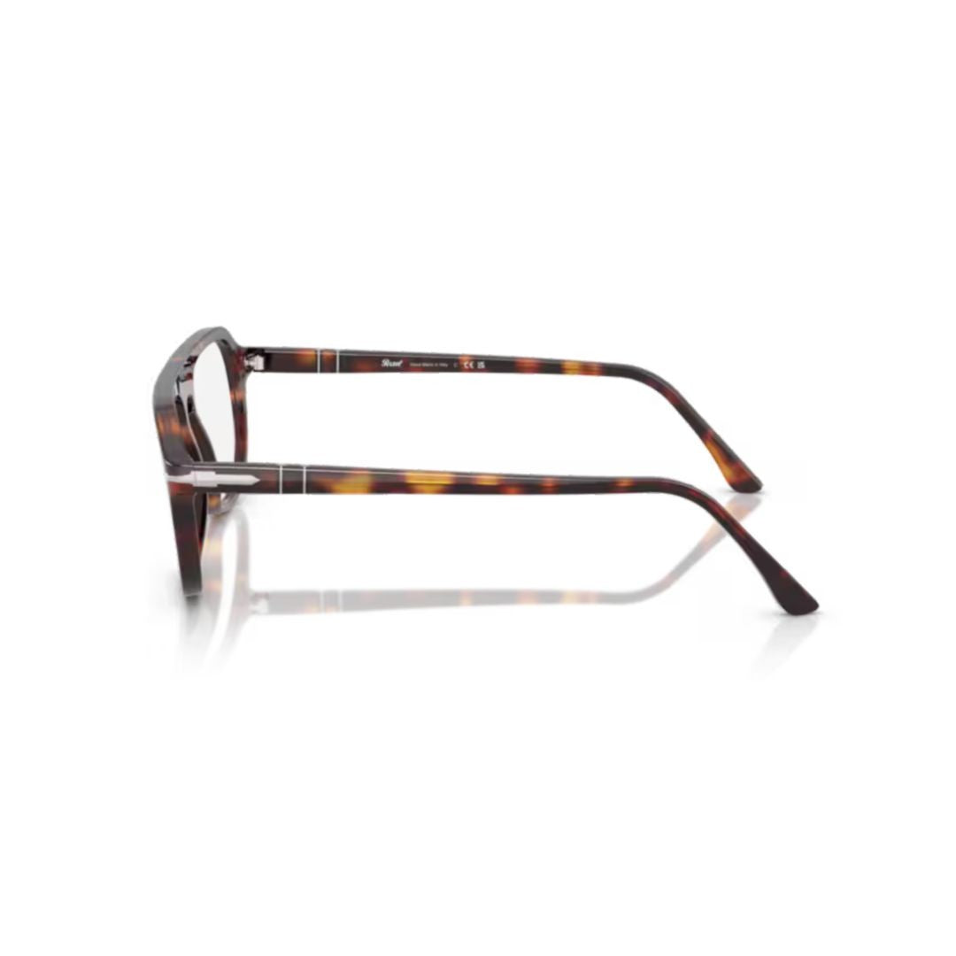 Persol 0Po3368v Aviator-Inspired Tortoiseshell Sunglasses With Refined Metallic Detail
