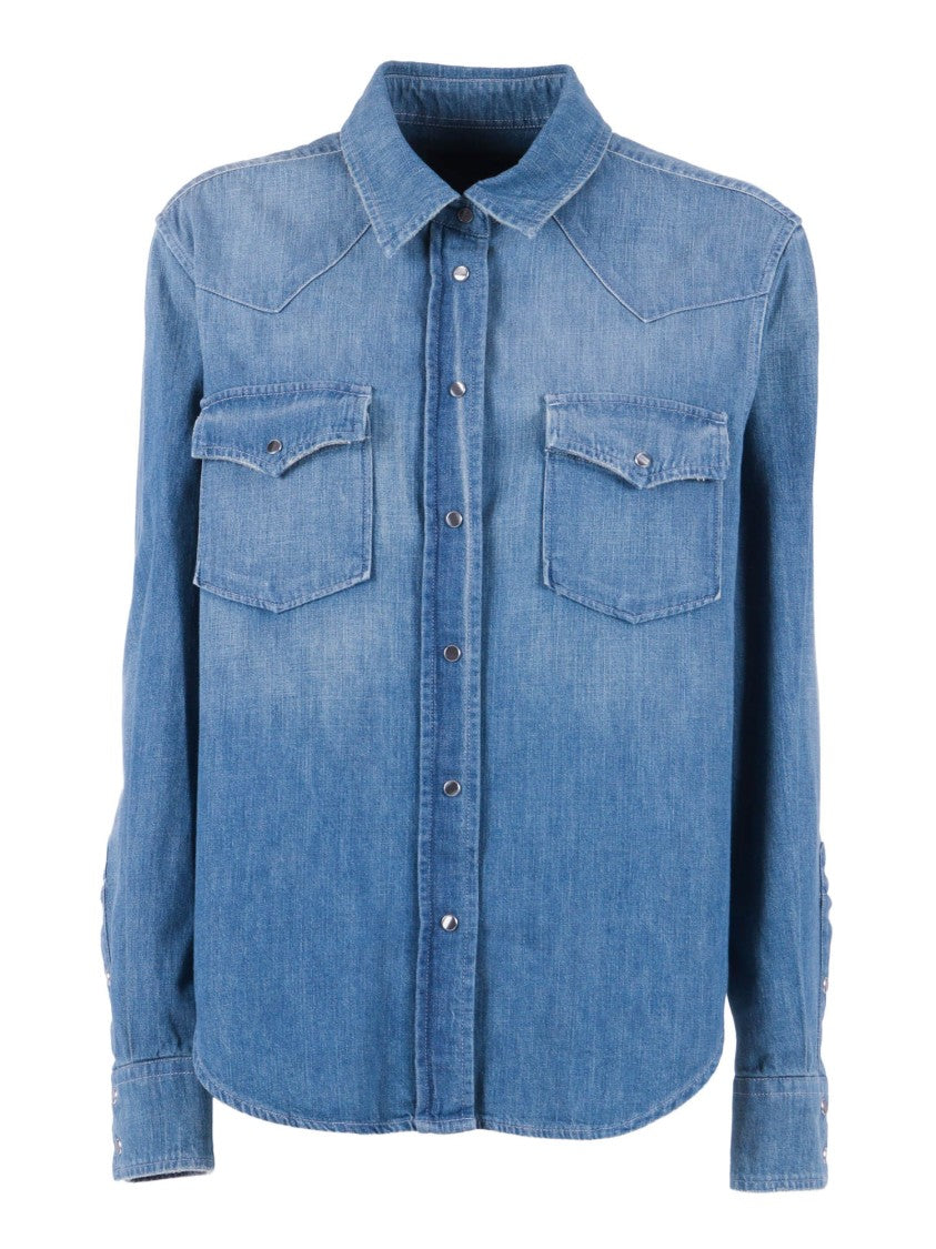 Dondup Classic Denim Flap Shirt