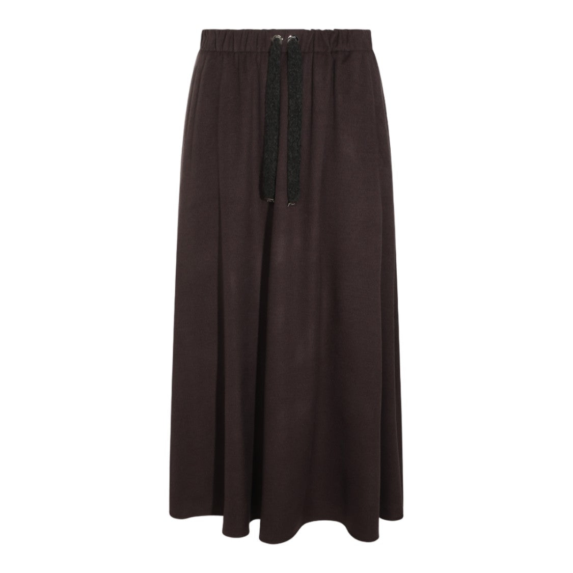 Herno Flowing Adjustable Waistband Maxi Skirt