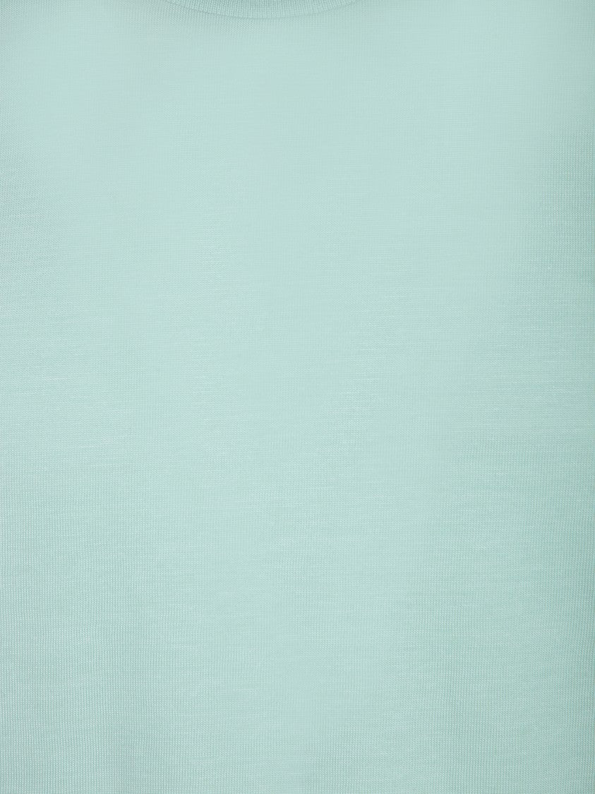 Paul Smith Ribbed Hem Green T-Shirt