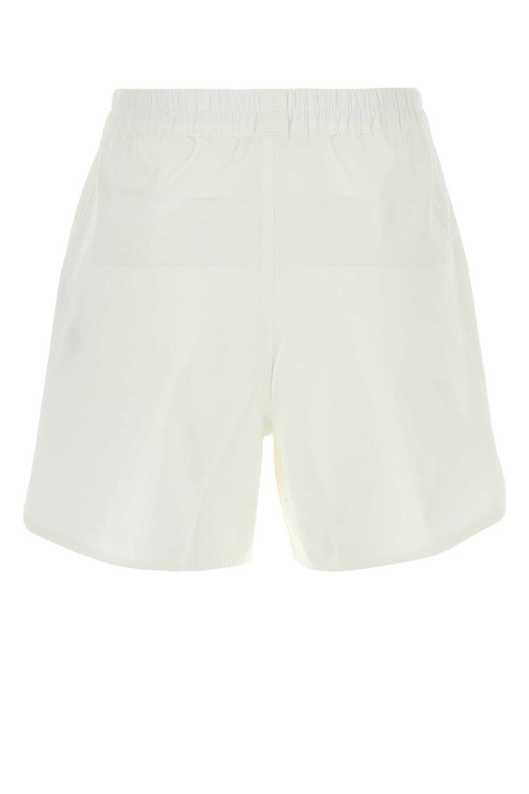 Marine Serre White Cotton Shorts