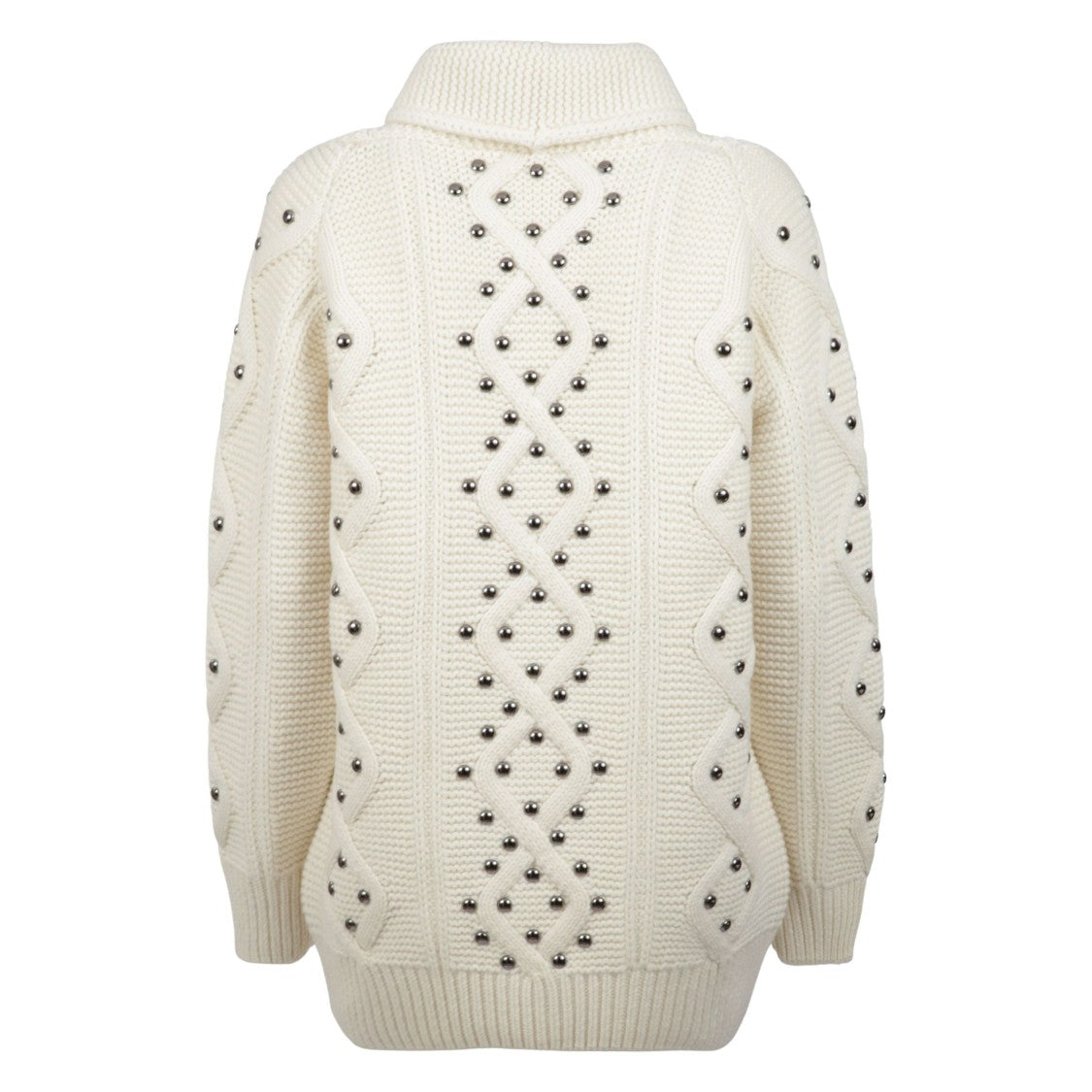 Laneus Textured Knit Jacket With Classic Silhouette