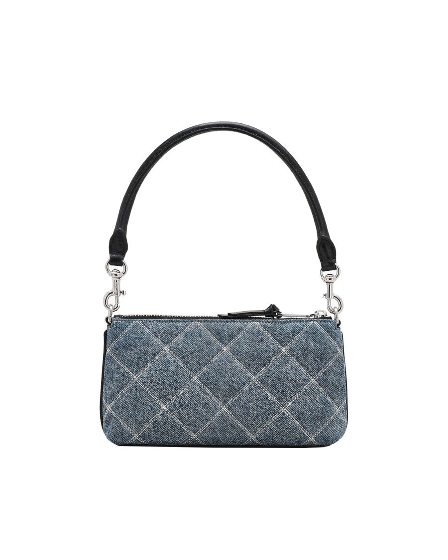 Marc Jacobs The Quilted Denim Snapshot Convertible Shoulder Bag