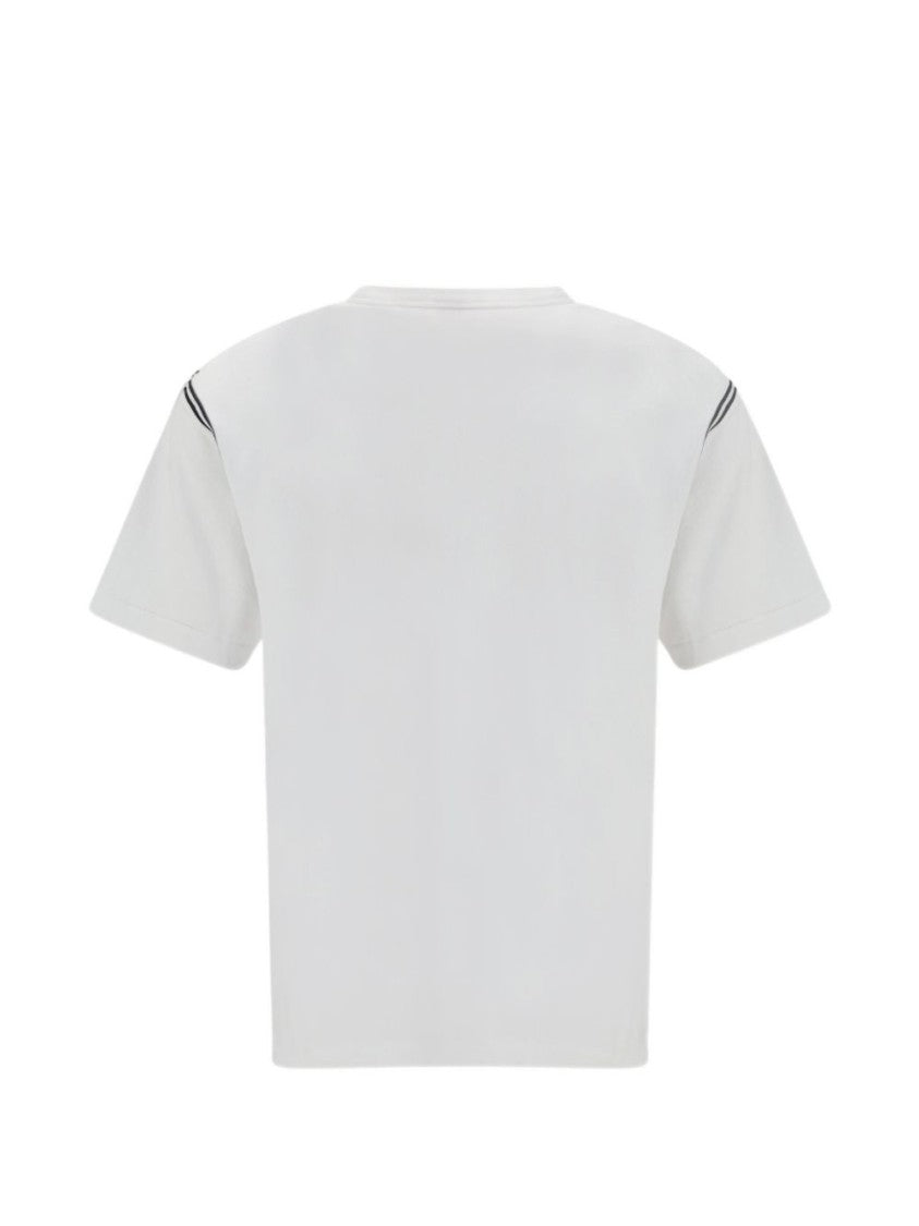 Kenzo Silk And Nylon White T-Shirt With Subtle Accents