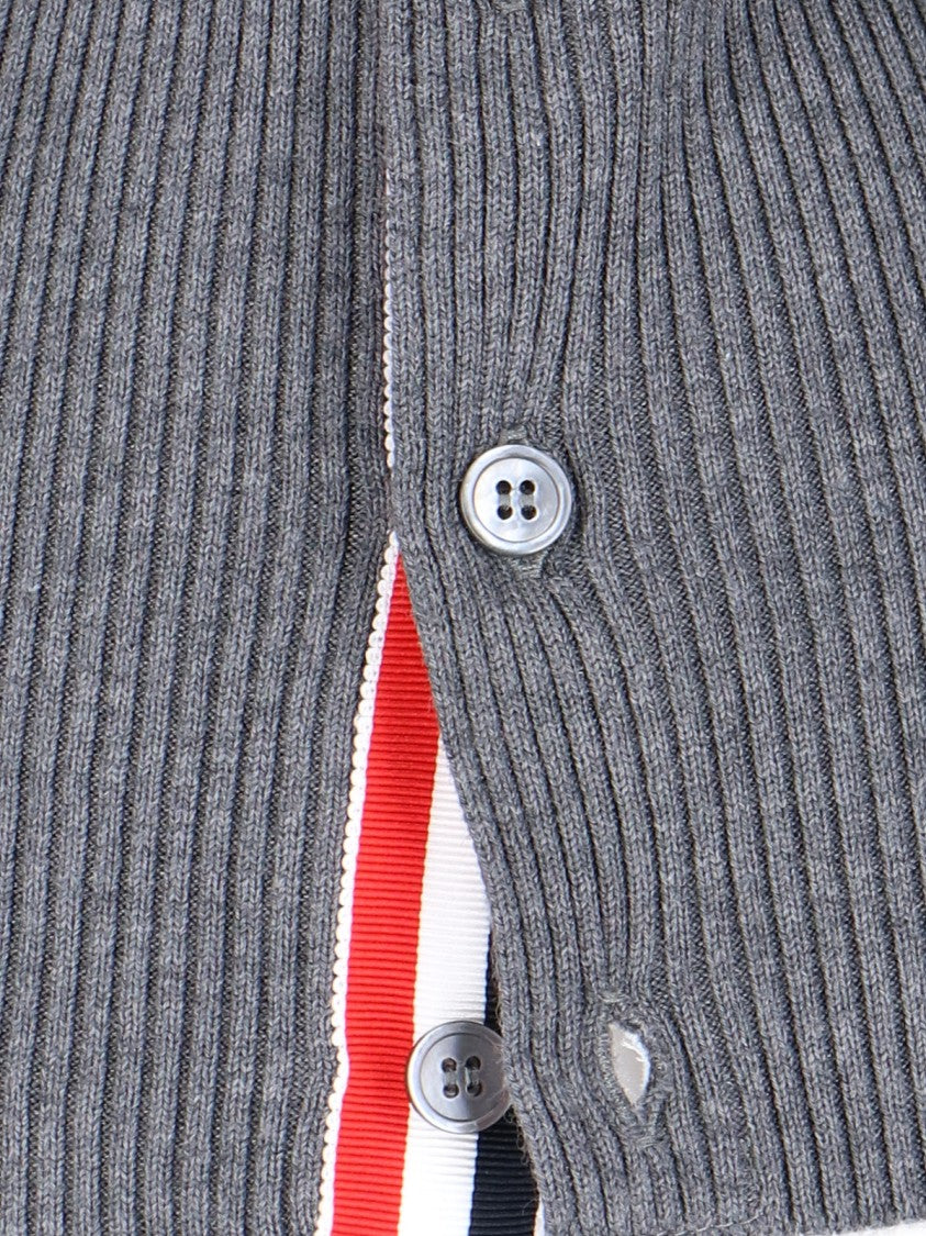 Thom Browne "4-Bar" Sweater – Grey