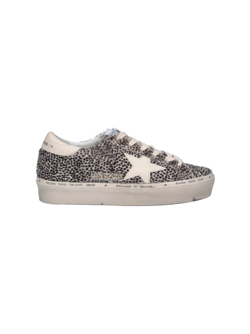 Golden Goose Animalier Leather Hi Star Sneakers