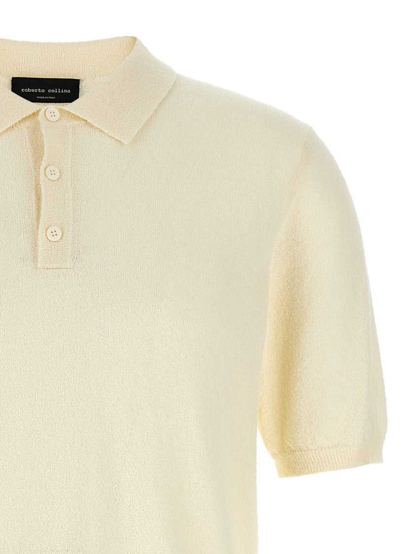 Roberto Collina Spongy Cotton Polo Shirt
