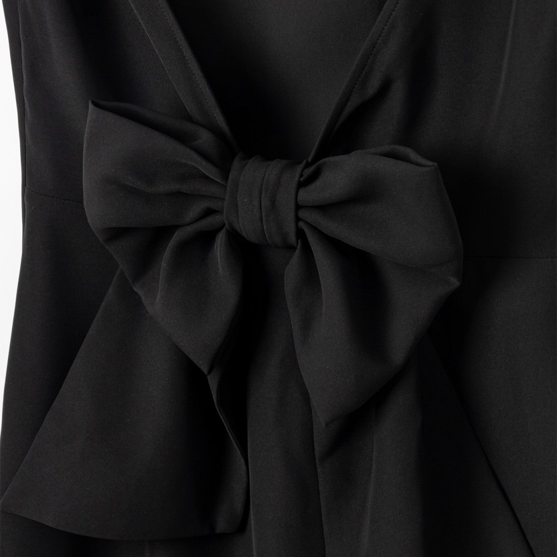 Viktor & Rolf Black Evening Dress With Textured Puff Sleeves
