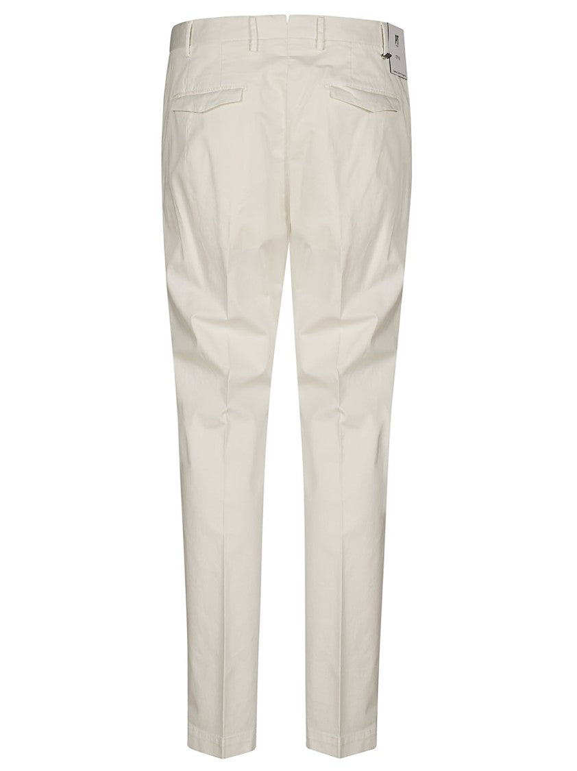 Pt Torino Slim Fit Satin Stretch Trousers With Custom Tailoring Option