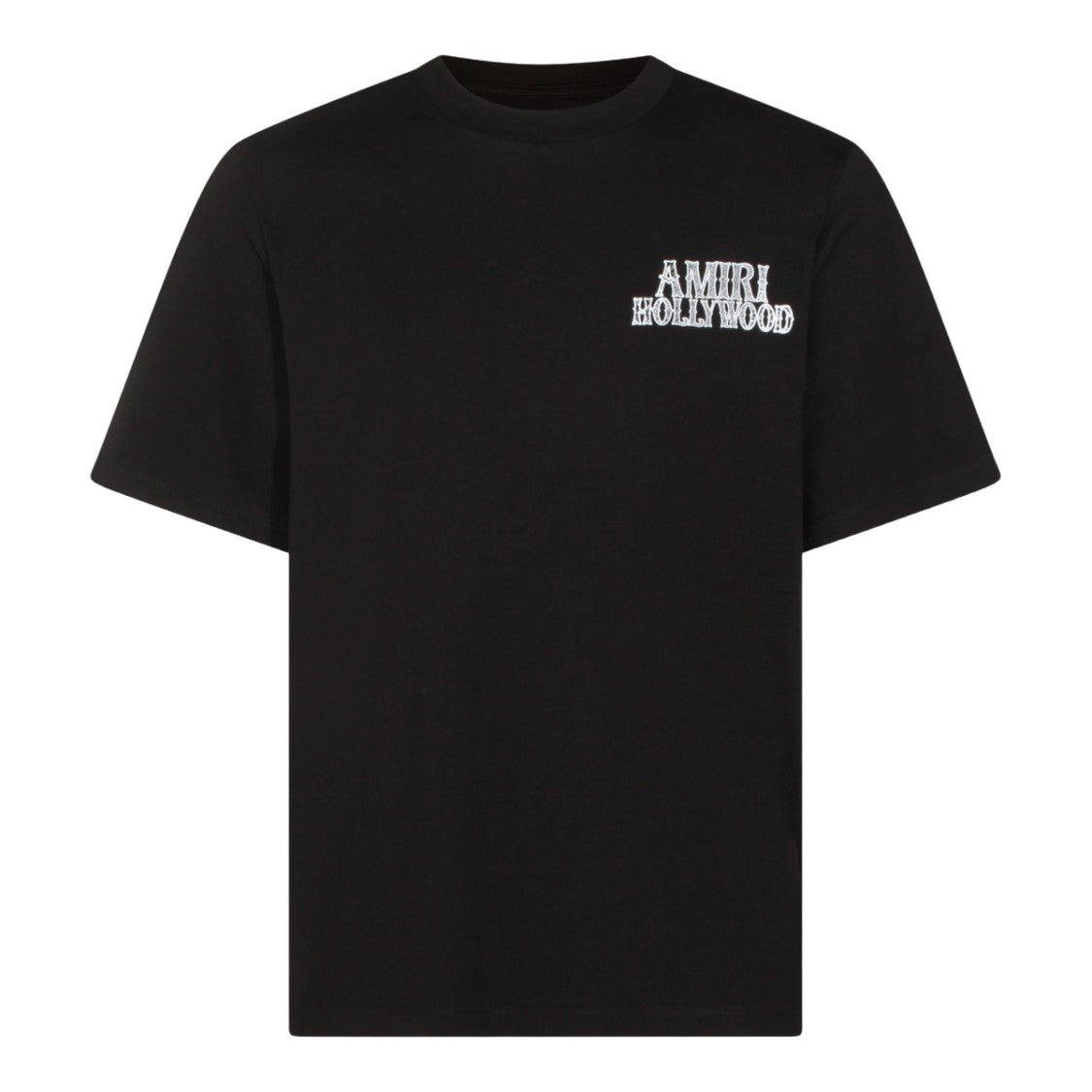 Amiri Black Short-Sleeve T-Shirt With Graphic Prints
