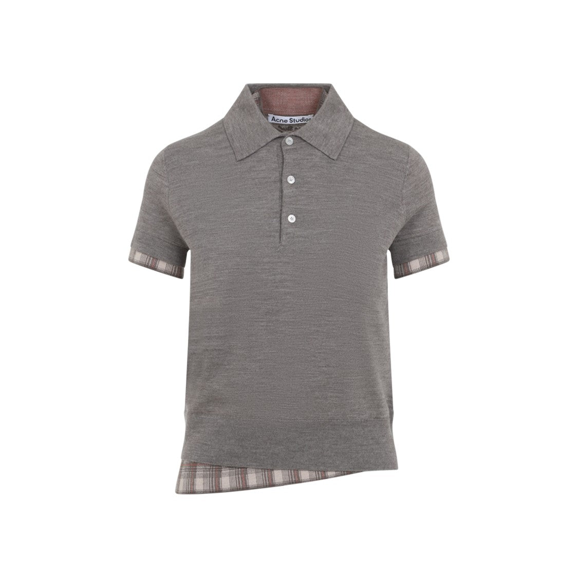 Acne Studios Layered Short-Sleeved Polo Shirt With Classic Collar