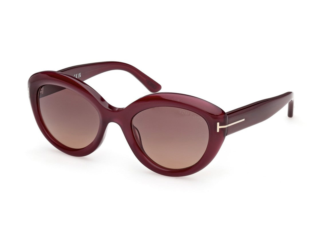 Tom Ford Ft1316 Gradient Lens Acetate Oversized Rounded Sunglasses