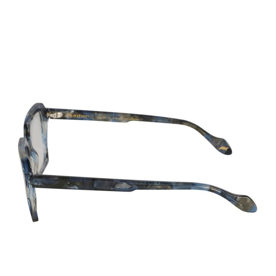 Kador Kallima Light Geometric Square Frame Sunglasses With Marbled Design