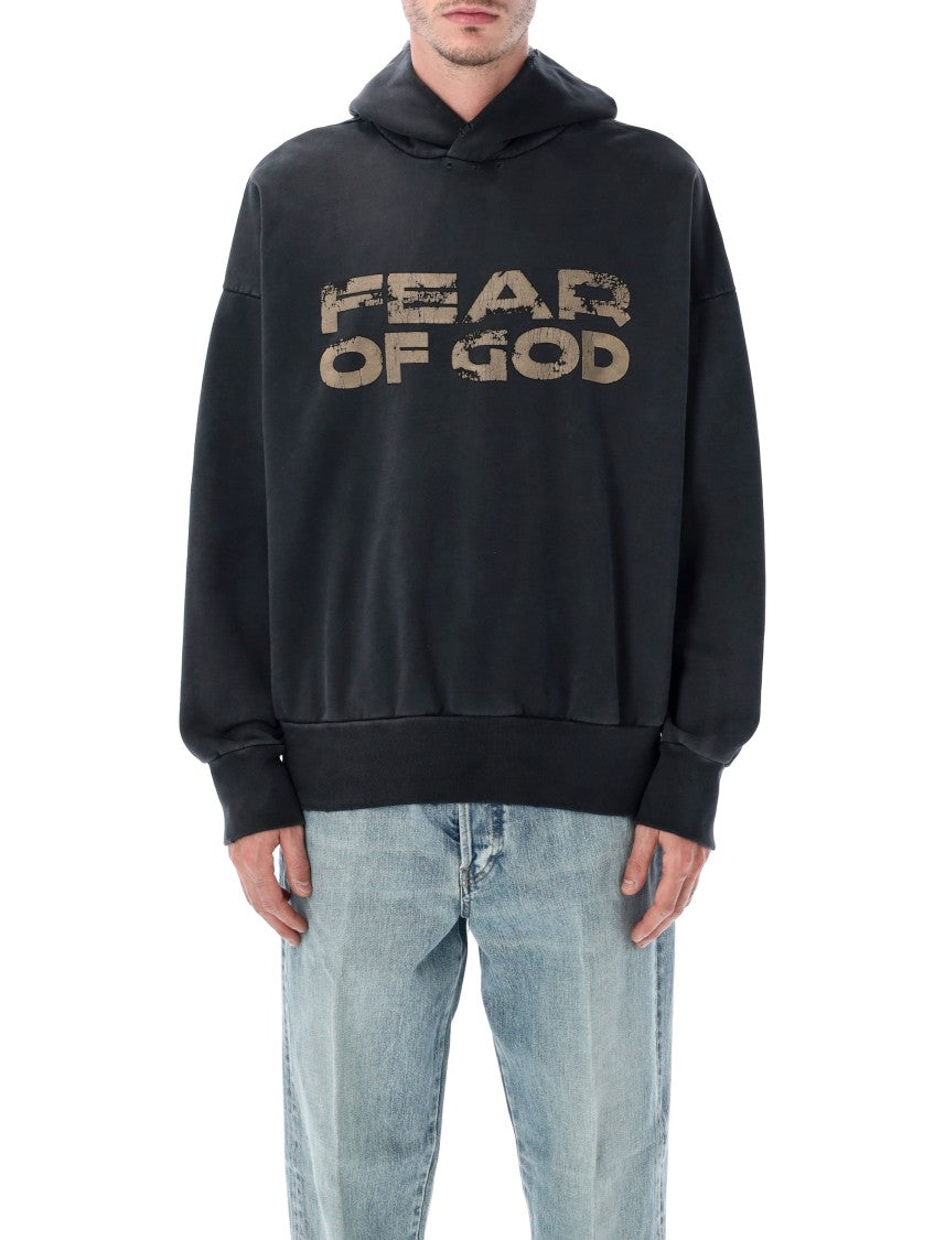 Fear Of God Black Cotton Hoodie