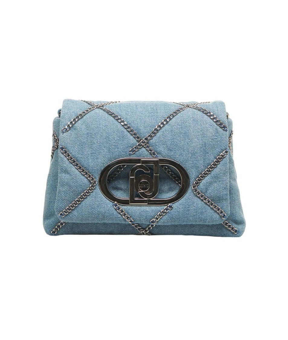 Liu Jo Lapuffy' Denim Shoulder Bag