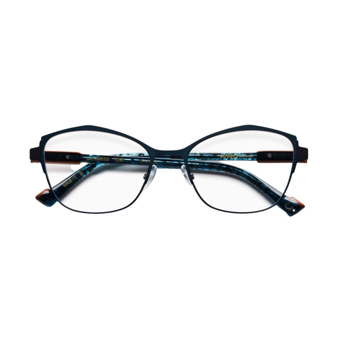 Etnia Barcelona Copper Catharina Marbled Cat-Eye Eyeglasses
