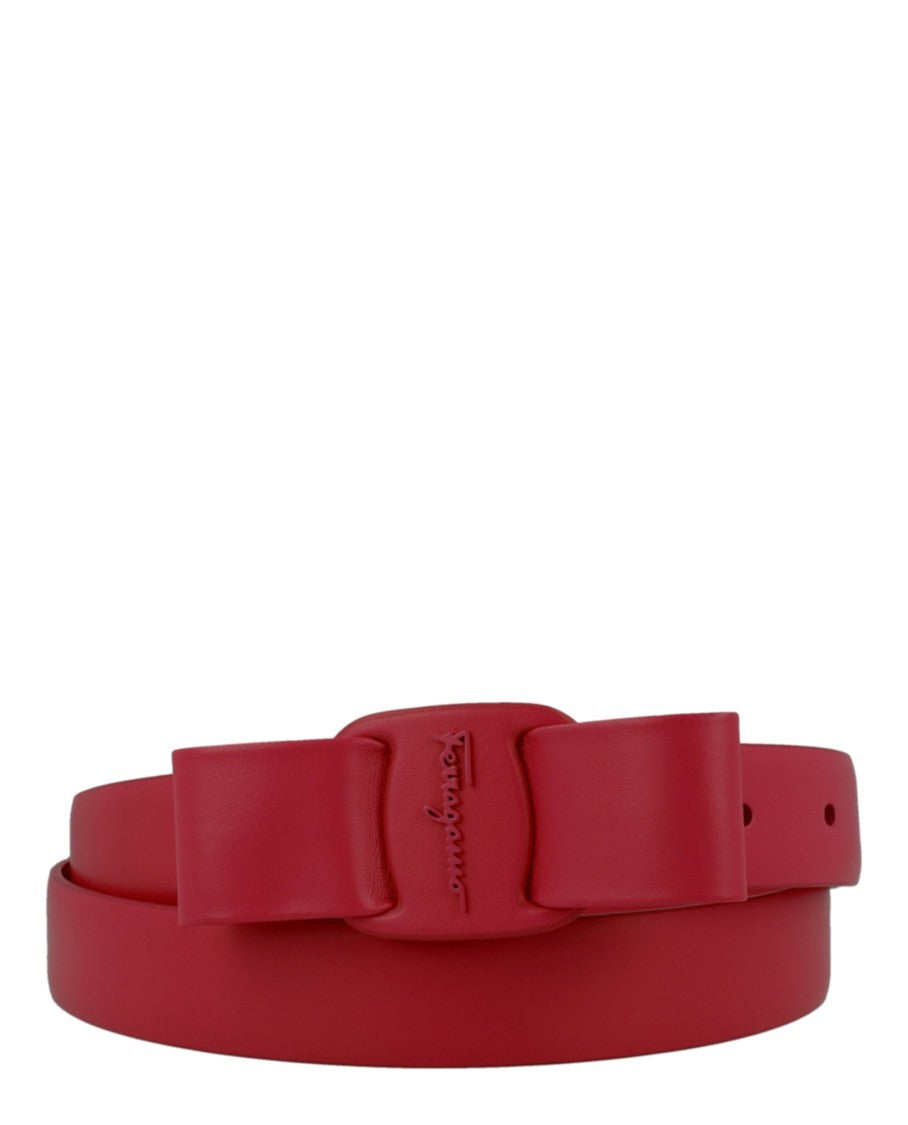 Ferragamo Vara Bow Skinny Belt