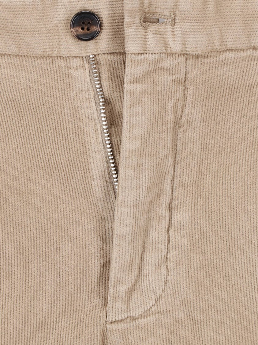 Incotex Beige Slim Tailored Cotton Pants