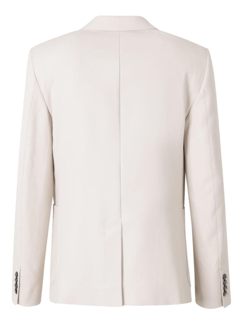 Ami Paris Beige Multi Pocket Patch Buttoned Jacket