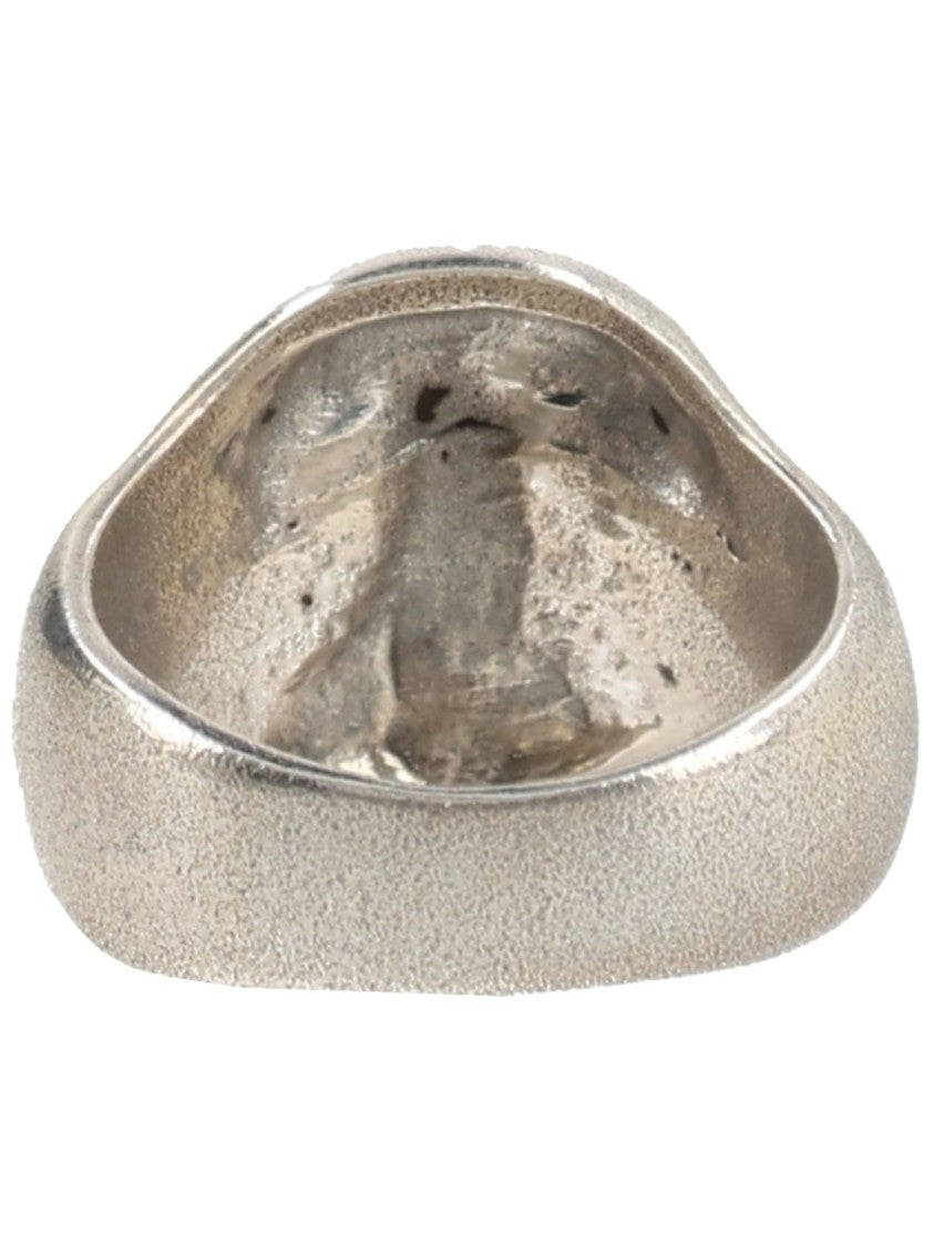 Our Legacy Cranium Detailed Skull Silver Ring