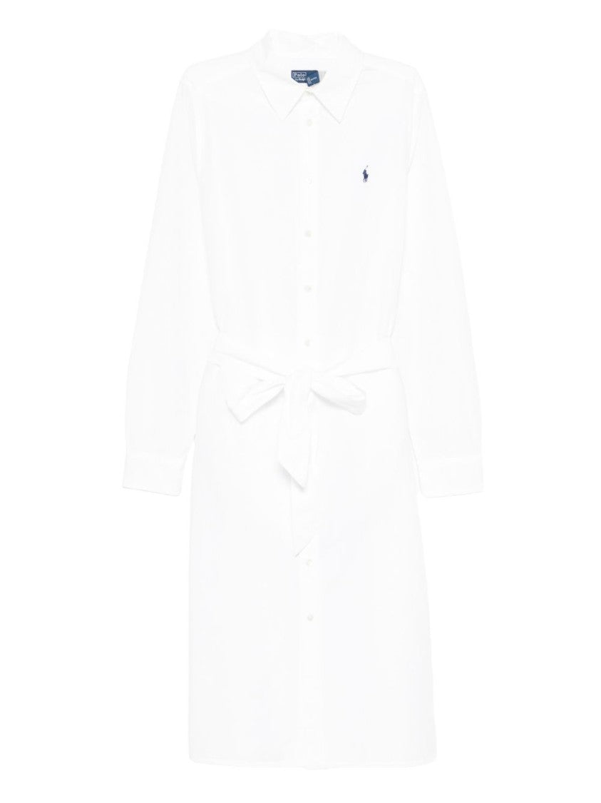 Polo Ralph Lauren Midi Dress With Pointed Collar