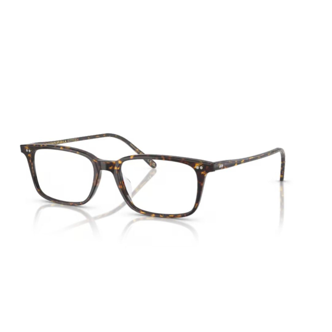Oliver Peoples 0Ov5579u Rectangular Tortoiseshell Acetate Eyeglasses