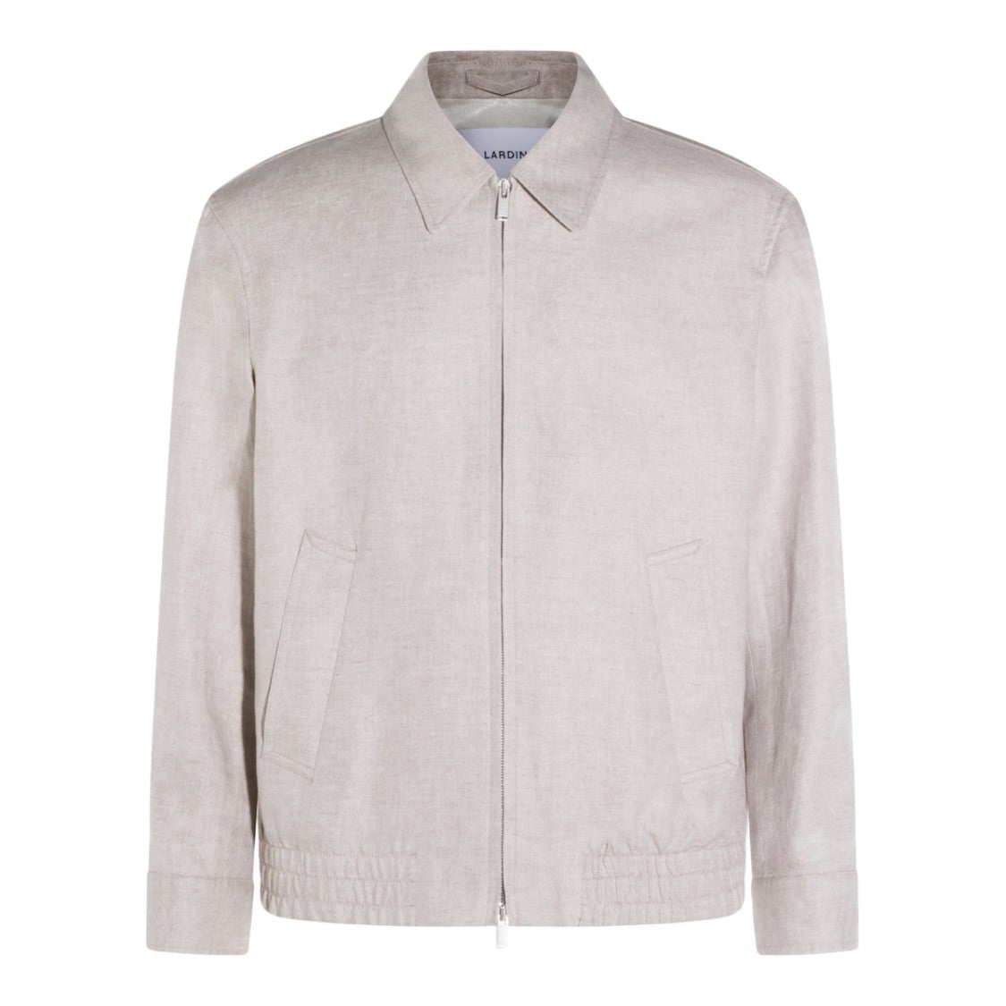 Lardini Sand Tailored Jacket With Structured Silhouette