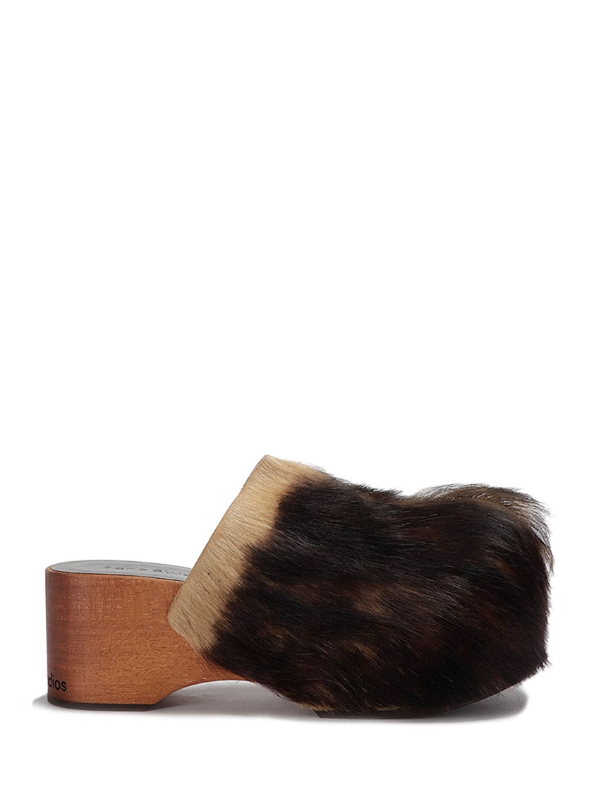 Acne Studios Pony Hair Mule