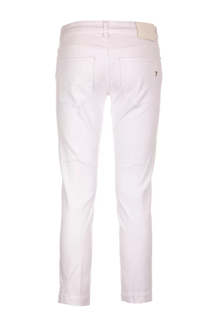 Dondup White Cotton Pants