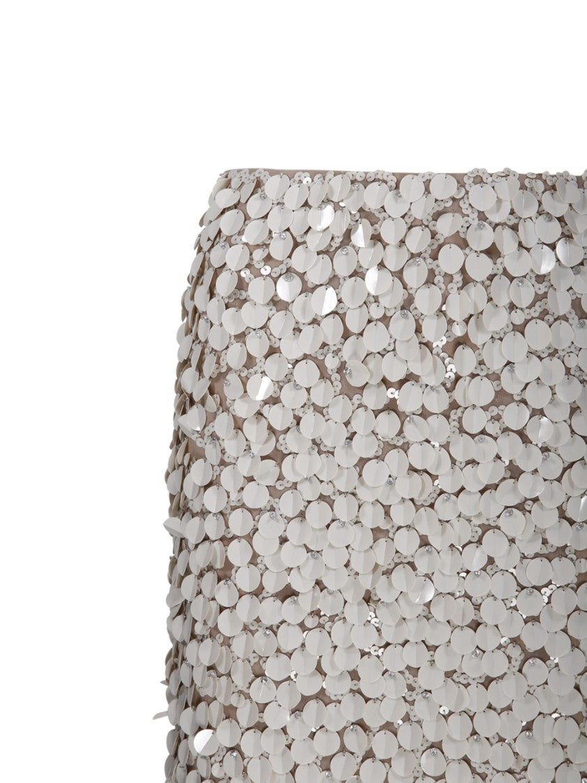 Parosh Textured Fitted Skirt