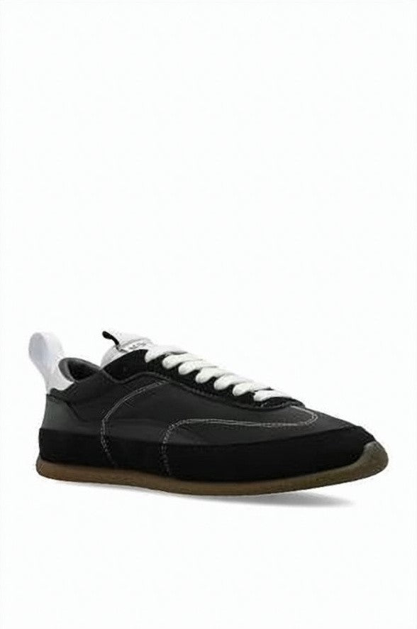 Alexander Mcqueen Black Nylon Calf Leather Low-Profile Sneakers