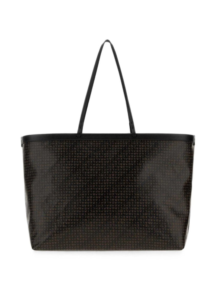 Balenciaga Multicolor Graffiti Cotton Rectangular Tote Bag