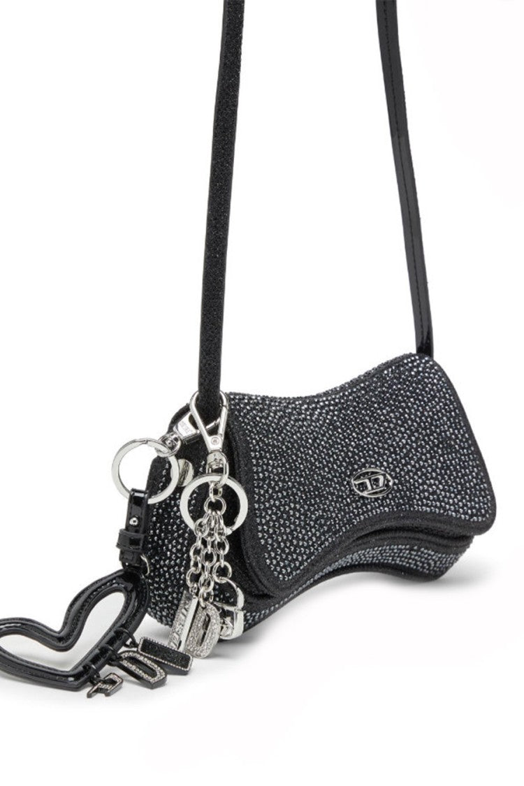 Diesel Black Leather Shoulder Bag