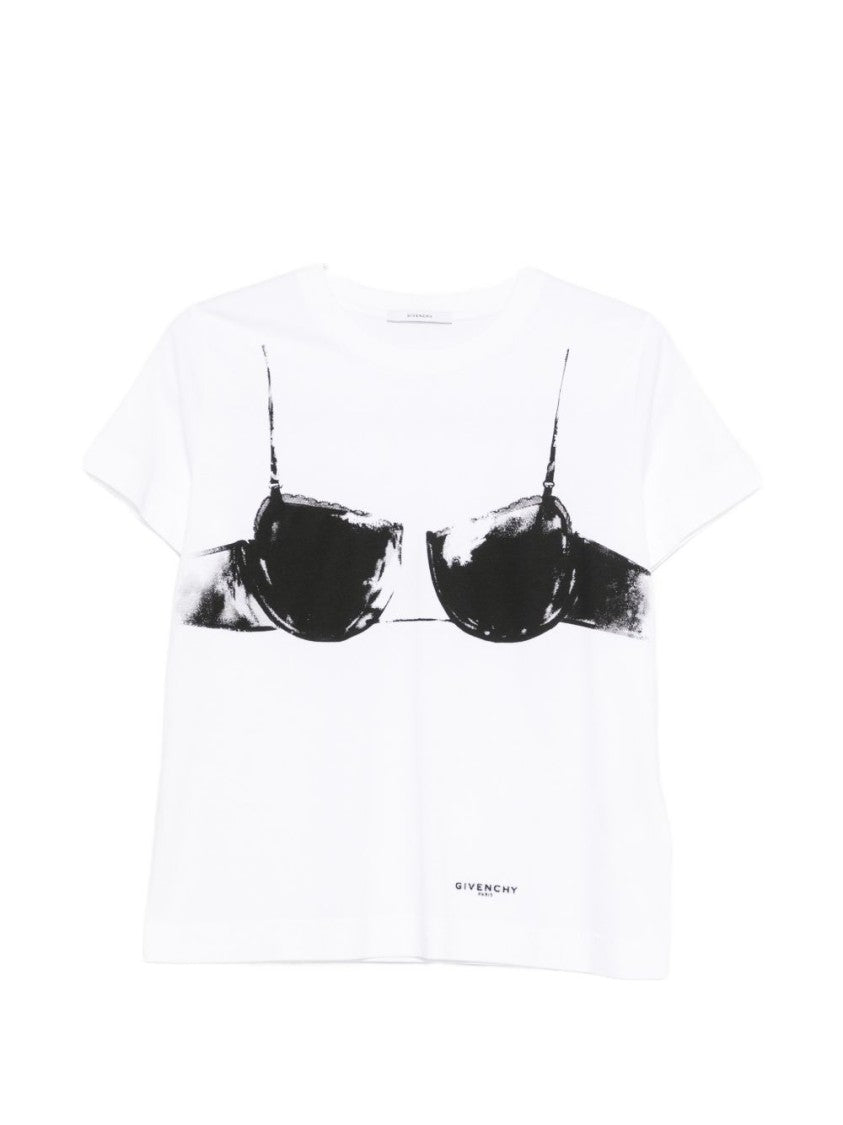 Givenchy Short-Sleeve Graphic Print Top With Boxy Fit