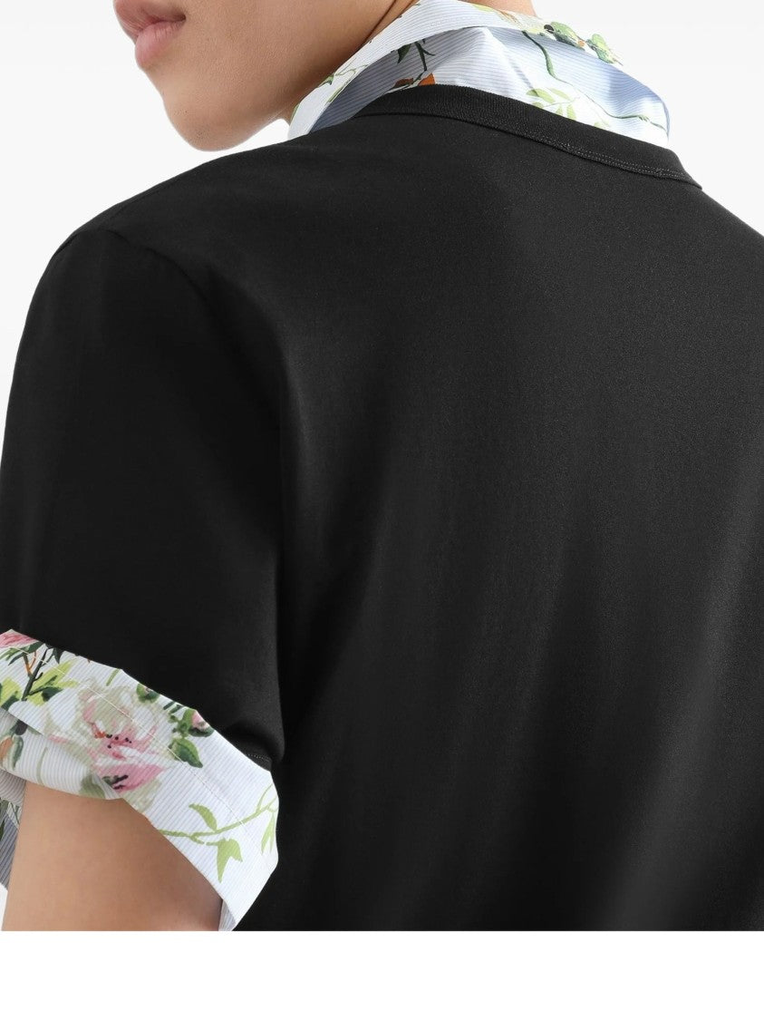 Dolce & Gabbana Black Minimalist Rectangular Logo Cotton T-Shirt