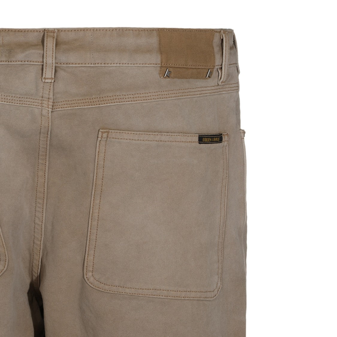 Golden Goose Straight-Leg Trousers With Gradient Design And Plaid Lining